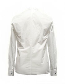 Label Under Construction Frayed Buttonholes white shirt