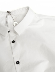 Label Under Construction Frayed Buttonholes white shirt price