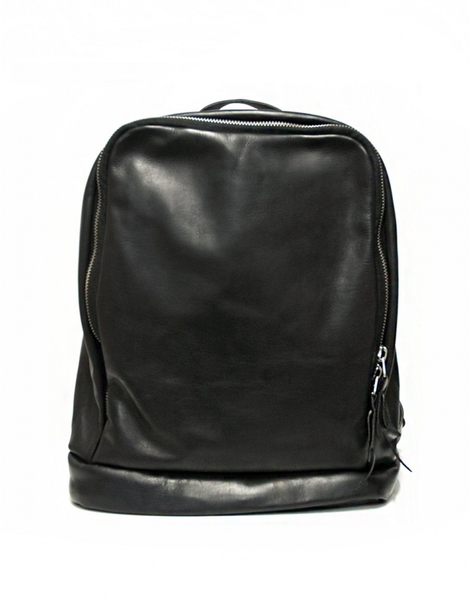 Delle Cose model 76 black leather backpack Z6 BABY CALF BLK bags online shopping