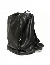 Delle Cose model 76 black leather backpack