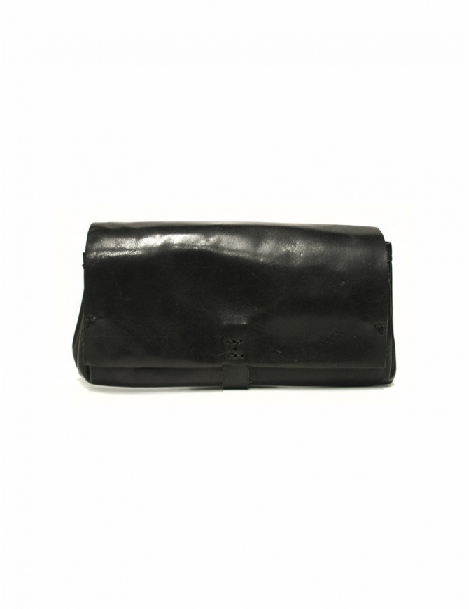 Portafoglio Delle Cose modello 81 in pelle nera 81 HORSE POLISH ASFALTO portafogli online shopping