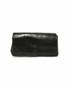 Portafoglio Delle Cose modello 81 in pelle nera acquista online 81 HORSE POLISH ASFALTO