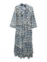 Abito lungo Sara Lanzi maculato bianco blushop online abiti donna