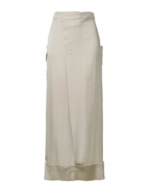 Womens skirts online: Rito khaki natural khaki mid skirt