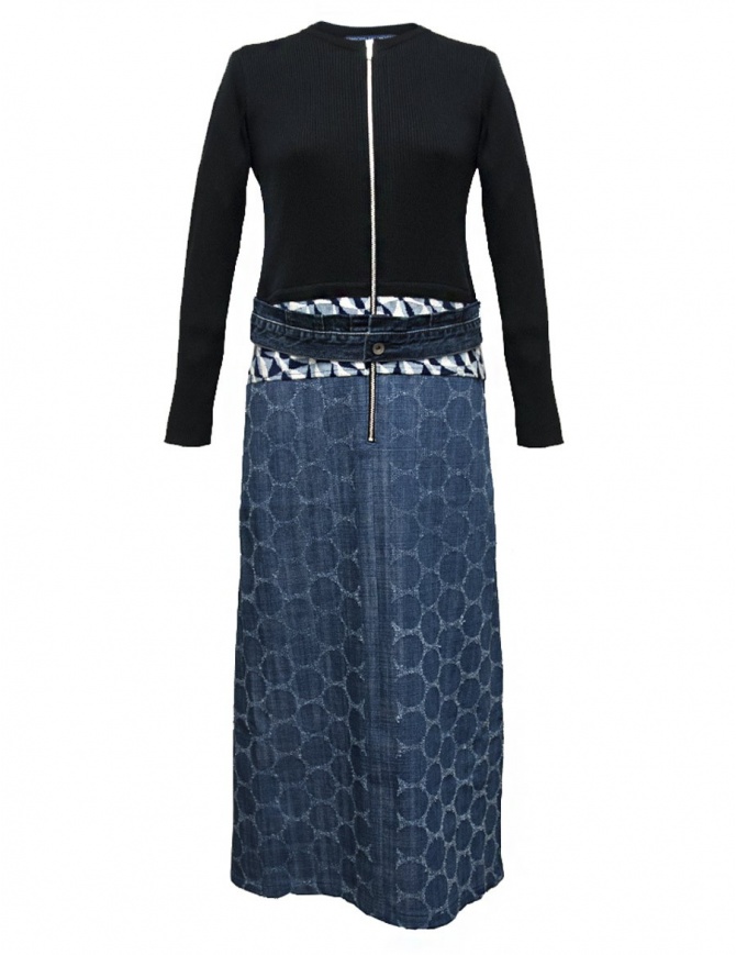 Hiromi Tsuyoshi patchwork denim dress