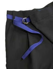 Kolor navy trousers with belt