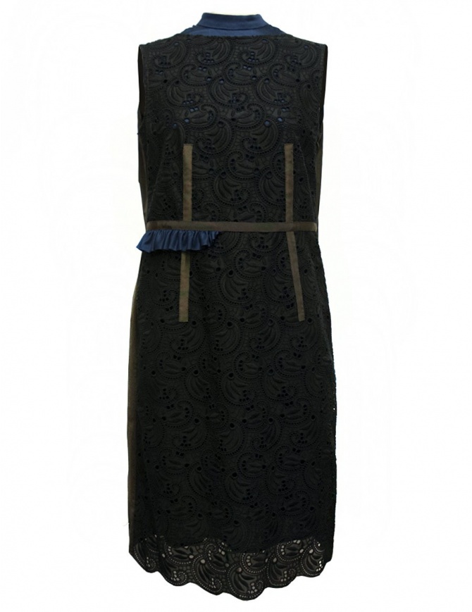 Kolor navy and brown dress