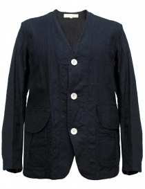 Giacca in lino Haversack colore navy 871727A-59-JACKET ordine online