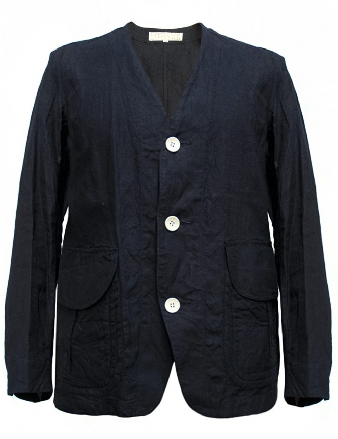 Haversack linen navy jacket