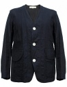 Giacca in lino Haversack colore navy acquista online 871727A-59-JACKET