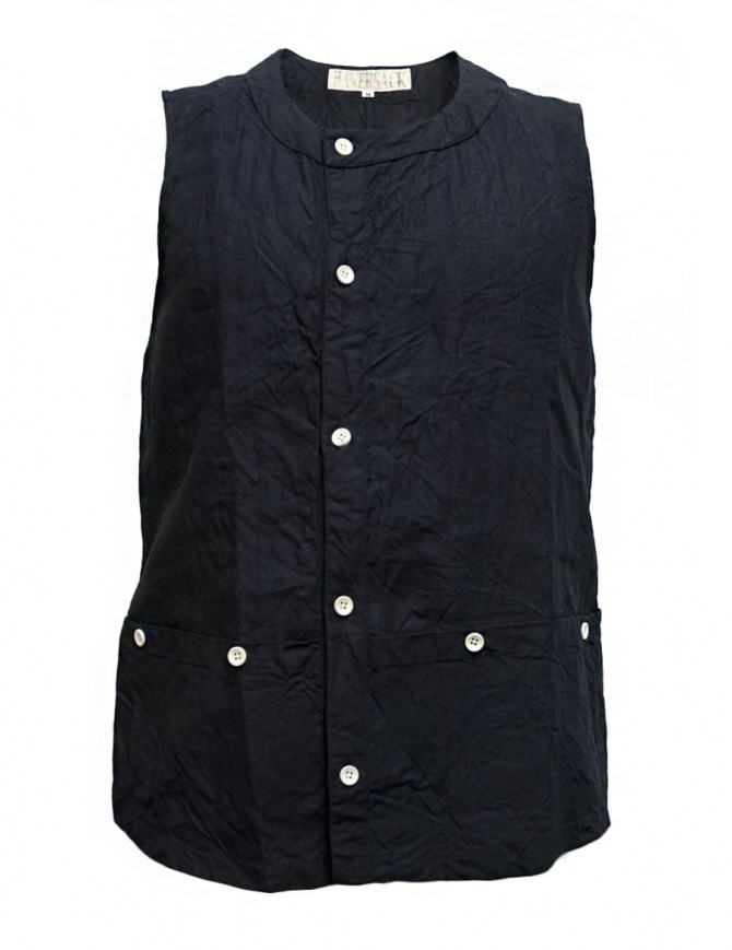 Haversack linen navy vest