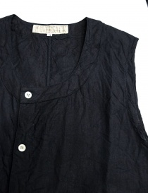 Haversack linen navy vest price