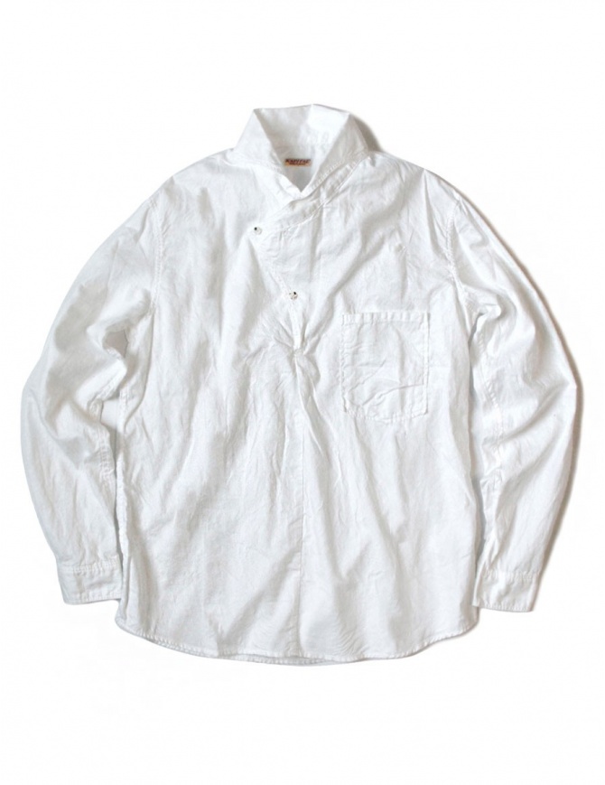 Kapital white asymmetrical shirt K1703LS008 PULL SHIRT WHT