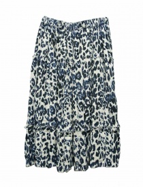 Sara Lanzi blue speckled skirt