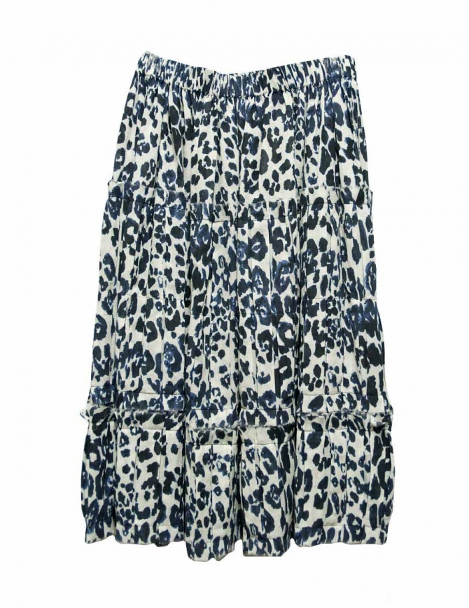 Sara Lanzi blue speckled skirt