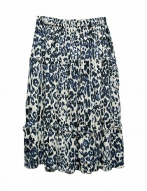 Sara Lanzi blue speckled skirt