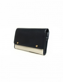 Beautiful People cream and navy leather wallet buy online