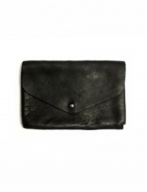 Wallets online: Guidi EN02 black leather wallet