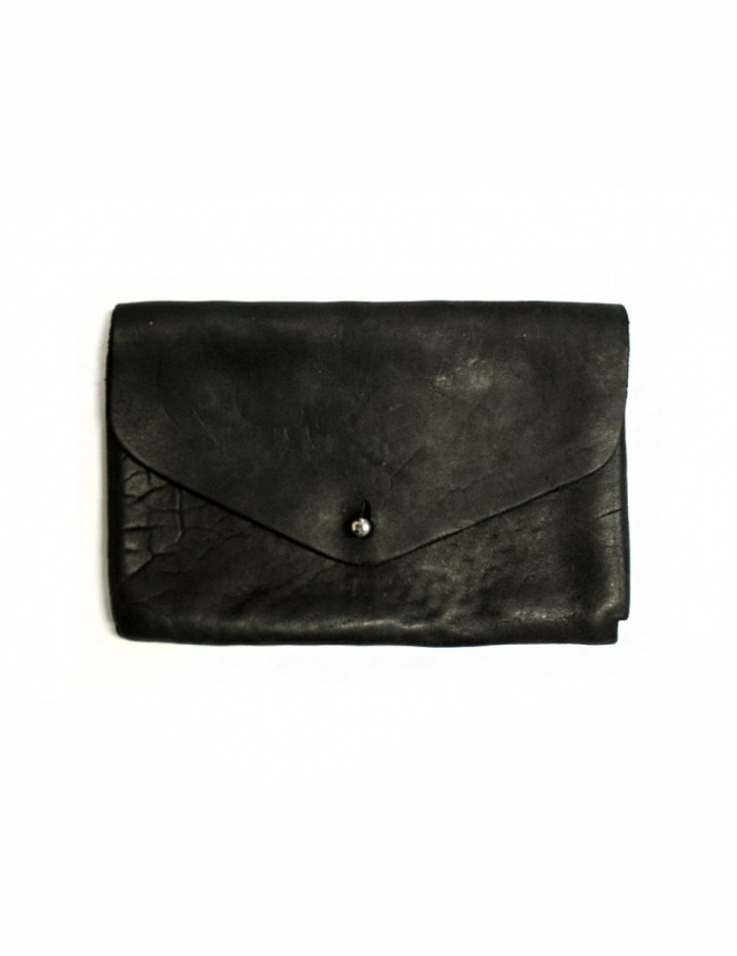 Guidi EN02 black leather wallet