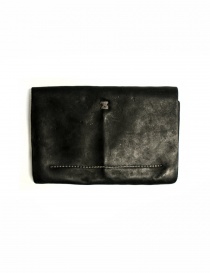 Guidi EN02 black leather wallet buy online