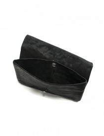 Portafoglio Guidi EN02 in pelle nera portafogli acquista online