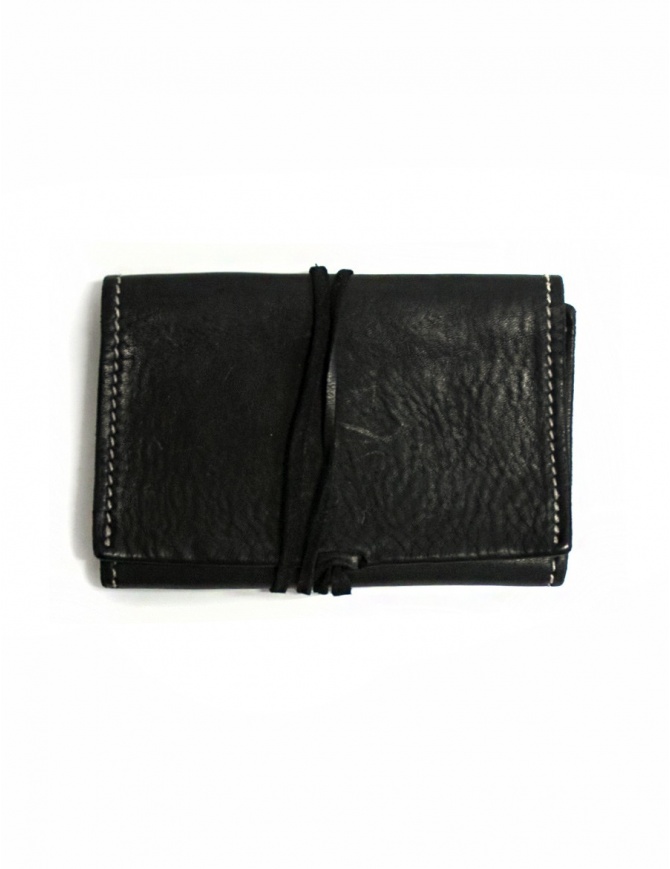 Guidi TBC01 black leather tobacco case