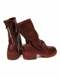 Red leather Guidi 788Z ankle boots price