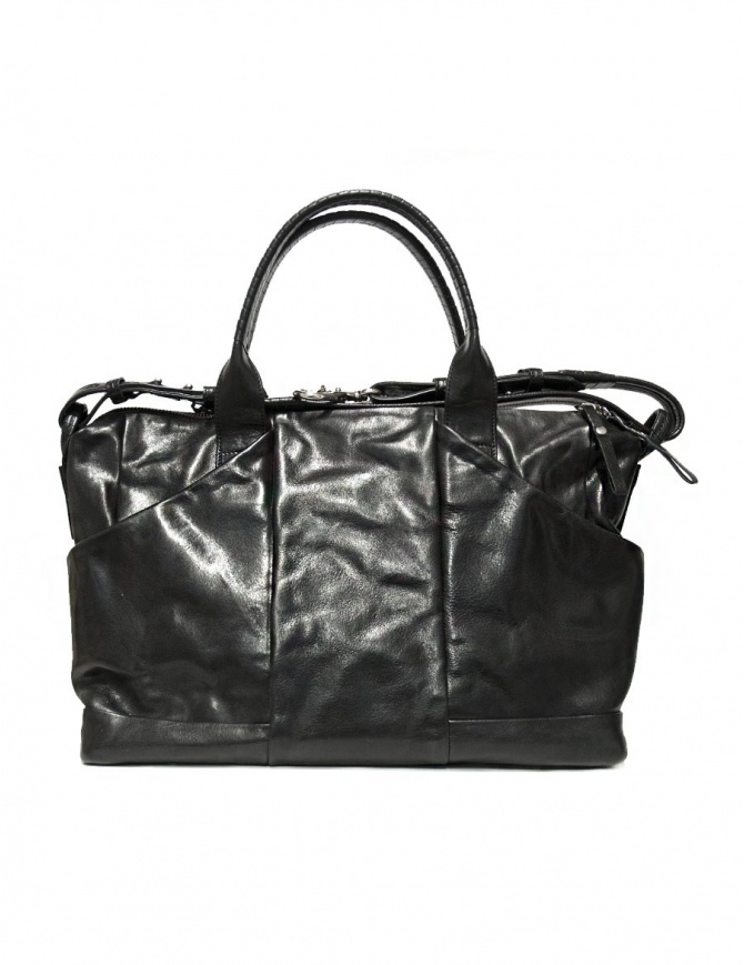 Cornelian Taurus Black Leather Shoulder Bag