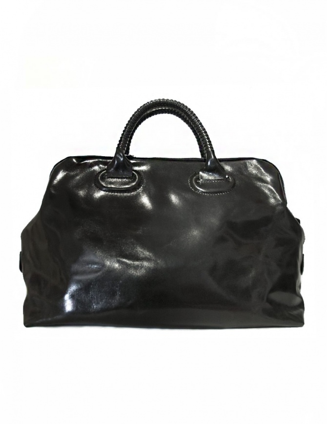 Delle Cose style 13 asphalt leather bag