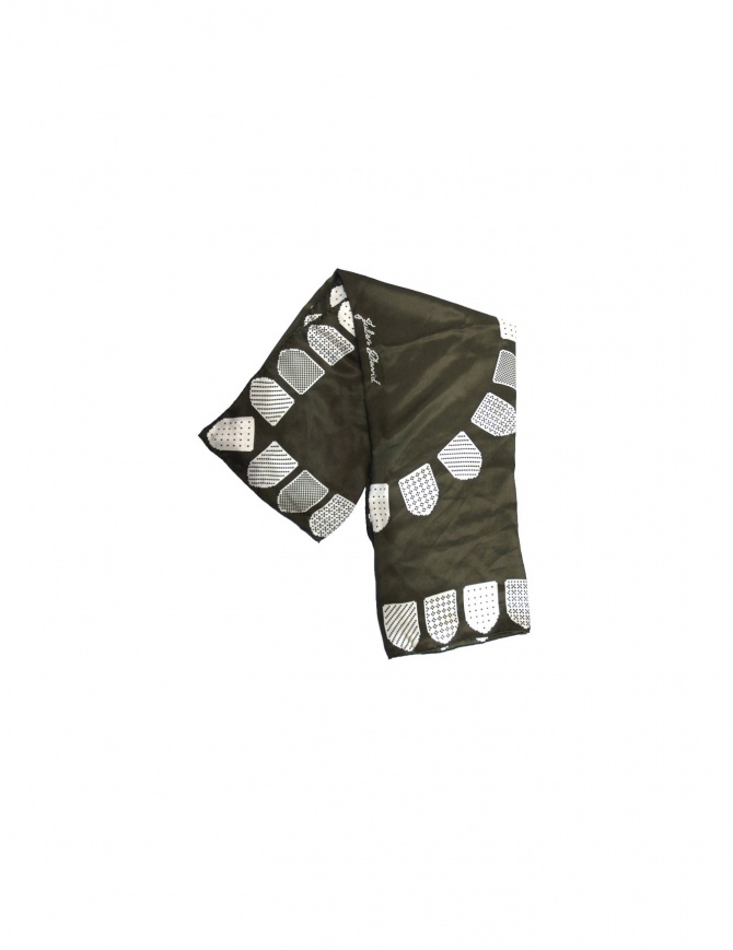 Foulard Julien David colore khaki CHK-238-KW-S WHITE sciarpe online shopping
