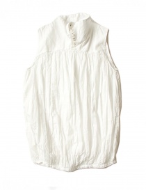 Camicie donna online: Camicia smanicata Kapital colore bianco