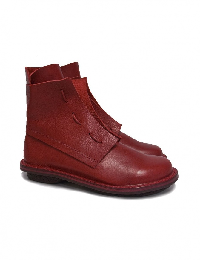 Trippen Solid red ankle boots SOLID RED womens shoes online shopping