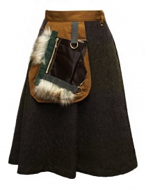 Womens skirts online: Kolor brown skirt
