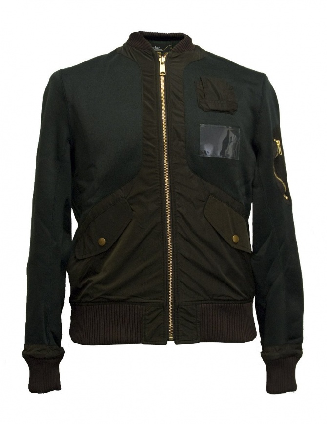 Giacca bomber Kolor verde 17WCM-G17202 A-VIRIDIAN giubbini uomo online shopping