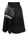 Kolor blue black skirt buy online 17WPL-S01106 B-BLUE-BLK