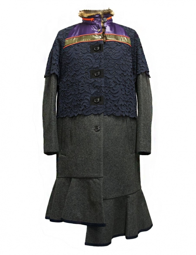 Cappotto Kolor colore grigio 17WCL-C05143 GRAY cappotti donna online shopping