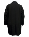Kolor black coat with brown pocket shop online mens coats
