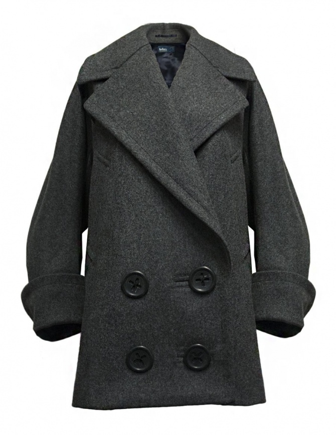 Cappotto oversize Kolor colore grigio 17WCL-C02141 GRAY cappotti donna online shopping