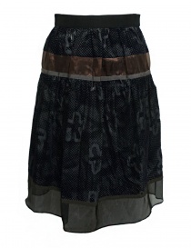 Womens skirts online: Kolor blue grey skirt