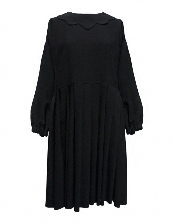 Sara Lanzi navy blue wool dress 01C.WAL.08 DRESS NAVY womens dresses online shopping