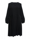 Sara Lanzi navy blue wool dress buy online 01C.WAL.08 DRESS NAVY