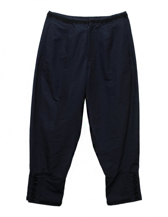 Pantalone Miyao colore blu navy MN-P-01 PANTS NAVY BLACK pantaloni donna online shopping