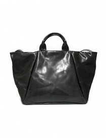 Delle Cose 752 asphalt black leather bag price