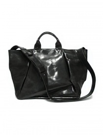 Delle Cose 752 asphalt black leather bag online