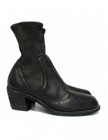 Womens shoes online: Guidi SB96D black leather ankle boots