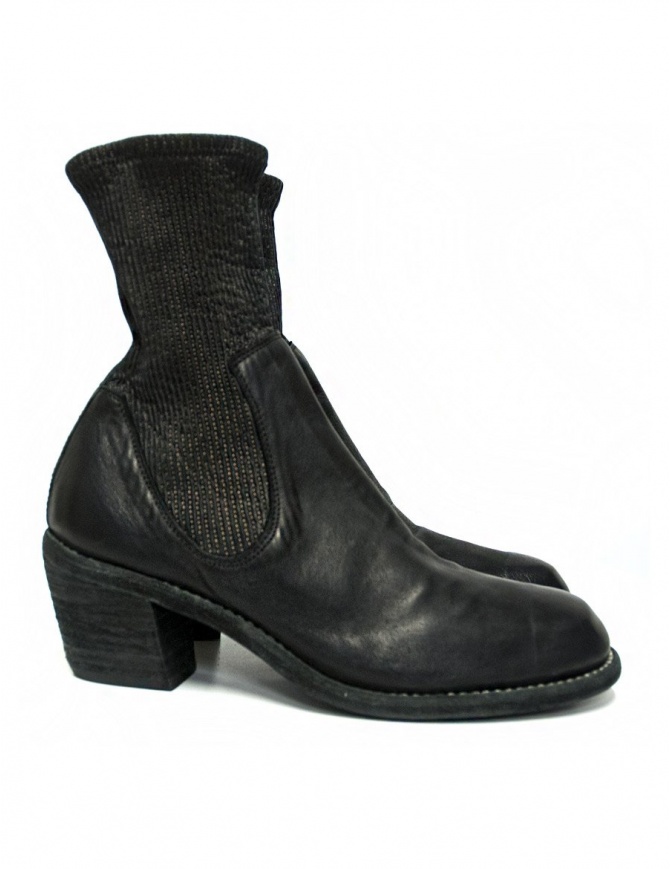 Stivaletto Guidi SB96D in pelle nera SB96D KANGAROO FULL GRAIN BLKT calzature donna online shopping