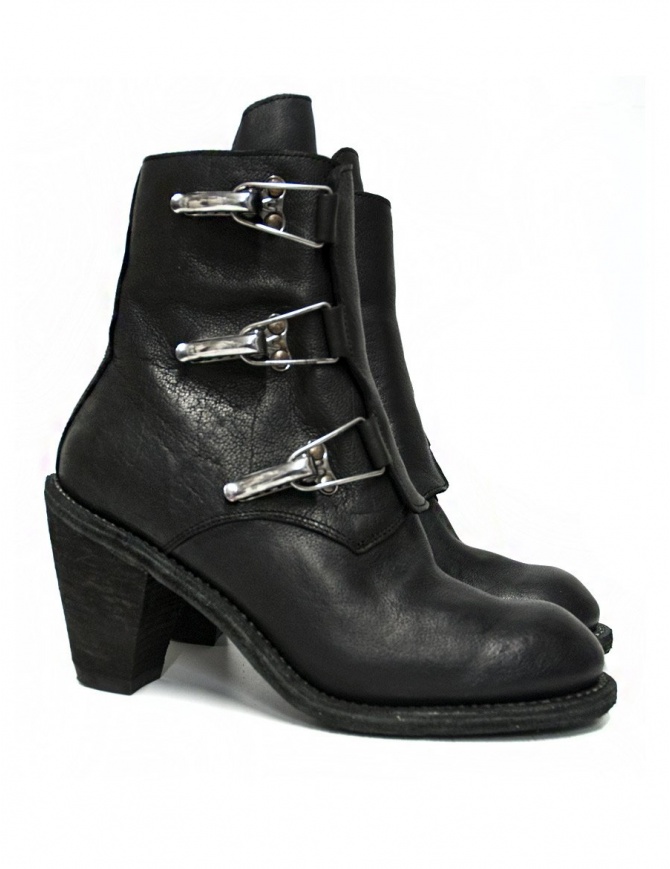 Guidi 3095G black leather ankle boots 3095G BUFFALO FULL GRAIN BLKT womens shoes online shopping