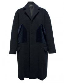 Cappotto Miyao in lana colore blu MN-C-02 COAT NAVY