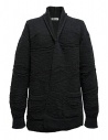 Cardigan Fuga Fuga in lana colore grigio scuro acquista online FAGA 127 81