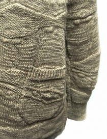Cardigan Fuga Fuga in lana colore beige maglieria donna acquista online